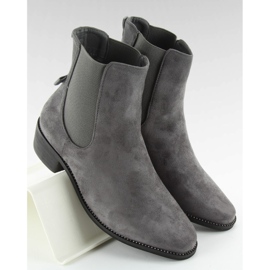 Botines Slender Chelsea con lazo M270 Gris 3