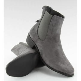 Botines Slender Chelsea con lazo M270 Gris 4