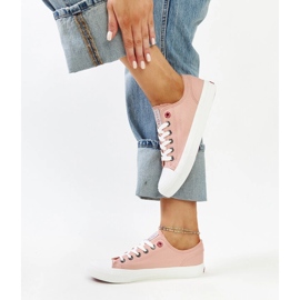 Deportivas Cross Jeans de mujer rosa rosado 2