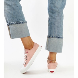 Deportivas Cross Jeans de mujer rosa rosado 3