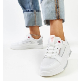 Deportivas Cross Jeans de mujer blancas blanco 2