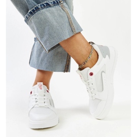 Deportivas Cross Jeans de mujer blancas blanco 3