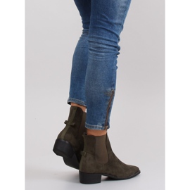 Botas Slender Jodhpur con lazo verde M270 5