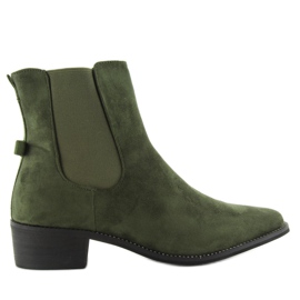 Botas Slender Jodhpur con lazo verde M270 4
