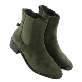 Botas Slender Jodhpur con lazo verde M270 6