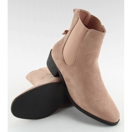 Botas Chelsea finas con lazo rosa M270 rosado 2 Botas Chelsea finas con lazo rosa M270 rosado 2