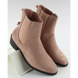 Botas Chelsea finas con lazo rosa M270 rosado 5