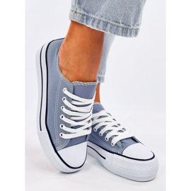 Zapatillas clásicas de mujer Fargis L.BLUE azul 3