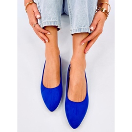 Bailarinas Keys Sky Blue plantilla piel azul 3