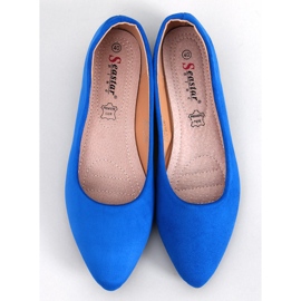 Bailarinas Keys Sky Blue plantilla piel azul 5