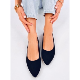 Bailarinas con inserto de cuero Keys Black negro 3