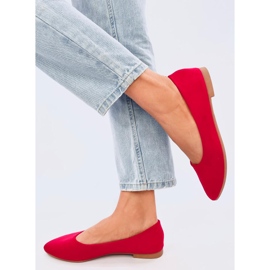 Bailarina Keys plantilla piel roja rojo 1