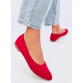 Bailarina Keys plantilla piel roja rojo 2