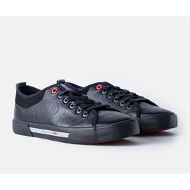 Deportivas Cross Jeans de hombre negras negro 1