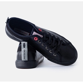Deportivas Cross Jeans de hombre negras negro 3