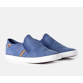 Deportivas Cross Jeans de hombre azules 3