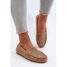 Mocasines Mujer Ante Ranica Beige Oscuro 6