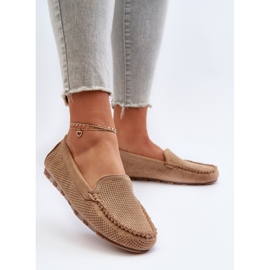 Mocasines Mujer Ante Ranica Beige Oscuro 5