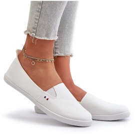 Zapatillas Slip-On de Mujer Zapatillas Blancas Adrancia blanco 8