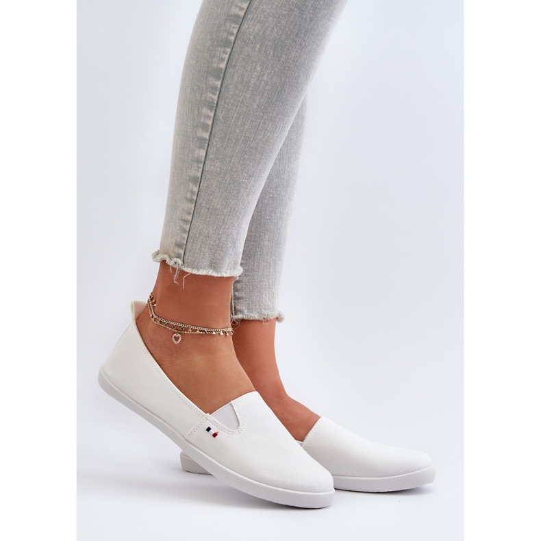 Zapatillas Slip-On de Mujer Zapatillas Blancas Adrancia blanco 2
