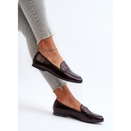 Mocasines de mujer con tacón plano Negro Sylvaine 1