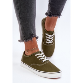 Zapatillas Deportivas Clásicas De Mujer Zapatillas Verde Oscuro Olvali 5