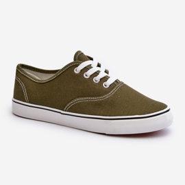 Zapatillas Deportivas Clásicas De Mujer Zapatillas Verde Oscuro Olvali 2