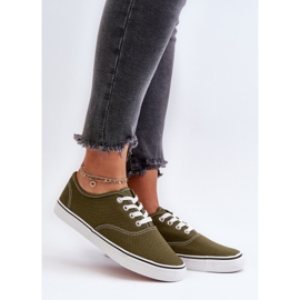 Zapatillas Deportivas Clásicas De Mujer Zapatillas Verde Oscuro Olvali 3