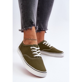 Zapatillas Deportivas Clásicas De Mujer Zapatillas Verde Oscuro Olvali 4
