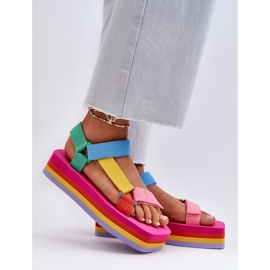 Sandalias Mujer Plataforma Multicolor Edireda 2 Sandalias Mujer Plataforma Multicolor Edireda 2