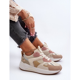 Zapatillas Mujer Plataforma Multicolor Lenivia beige 1 Zapatillas Mujer Plataforma Multicolor Lenivia beige 1