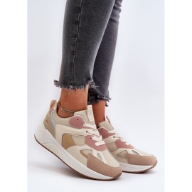 Zapatillas Mujer Plataforma Multicolor Lenivia beige 4