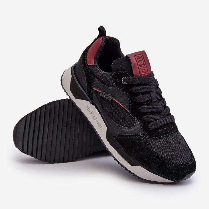 Zapatillas Hombre Memory Foam System Big Star NN174350 Negro 1