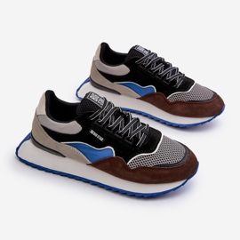 Zapatillas de Hombre Big Star NN174322 Memory Foam System Marrón-Negro 6