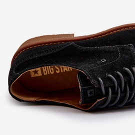 Zapatos Hombre Ante Big Star NN174212 Negro 6