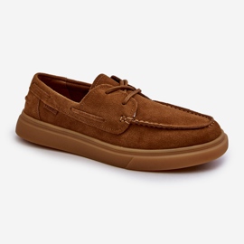 Mocasines Brogues de Ante Hombre Big Star NN174198 Camel marrón 4