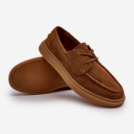 Mocasines Brogues de Ante Hombre Big Star NN174198 Camel marrón 1