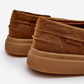 Mocasines Brogues de Ante Hombre Big Star NN174198 Camel marrón 3
