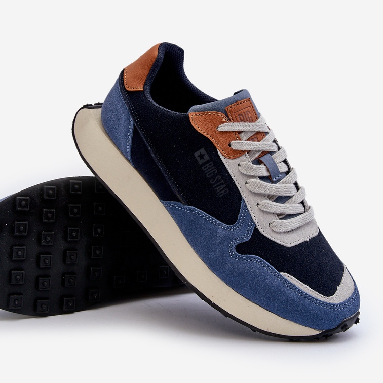 Zapatillas Hombre Memory Foam System Big Star NN174356 Azul Marino 2 Zapatillas Hombre Memory Foam System Big Star NN174356 Azul Marino 2