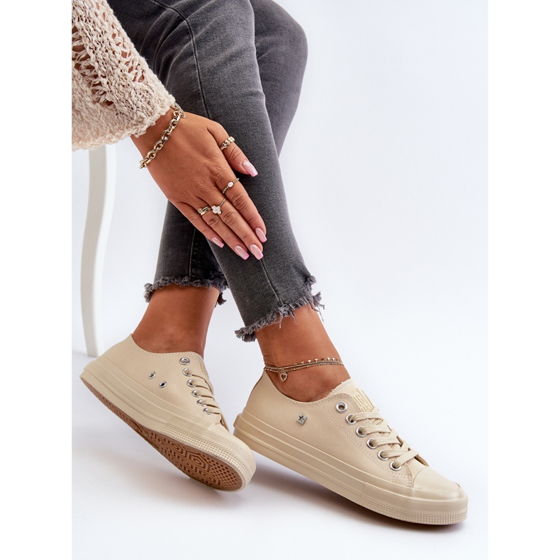 Zapatillas Clásicas Mujer Big Star NN274286 Beige 1