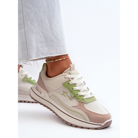 Zapatillas Mujer Big Star NN274A091 Beige y Verde 6