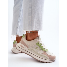 Zapatillas Mujer Big Star NN274A091 Beige y Verde 8