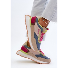 Zapatillas Mujer Memory Foam System Big Star NN274692 Multicolor azul 5