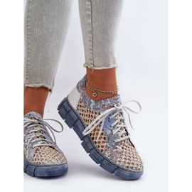 Zapatos Mujer Piel Maciejka 05850-06 Azul 5