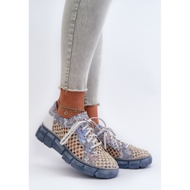 Zapatos Mujer Piel Maciejka 05850-06 Azul 2
