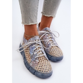 Zapatos Mujer Piel Maciejka 05850-06 Azul 4