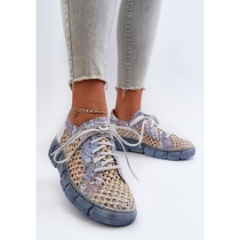 Zapatos Mujer Piel Maciejka 05850-06 Azul 3