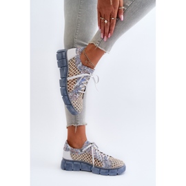 Zapatos Mujer Piel Maciejka 05850-06 Azul 6