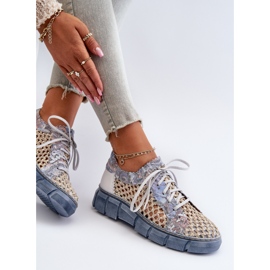 Zapatos Mujer Piel Maciejka 05850-06 Azul 8
