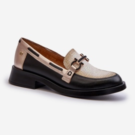 Mocasines de Piel Zapatos Mujer Maciejka 06493-01 Negro 2